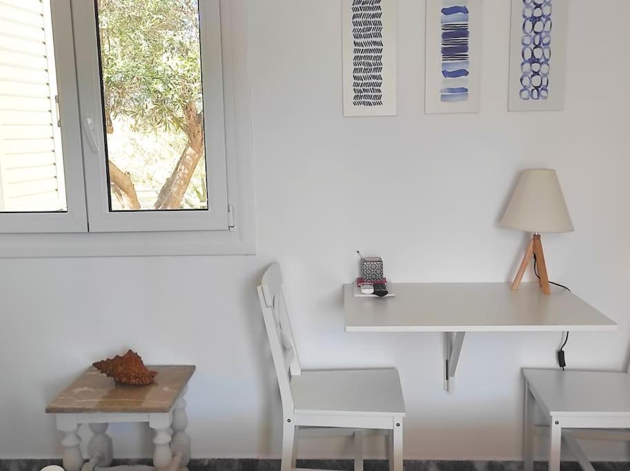 White Villa In Olive Trees And Seaview To Panagia Almiropótamos Zewnętrze zdjęcie